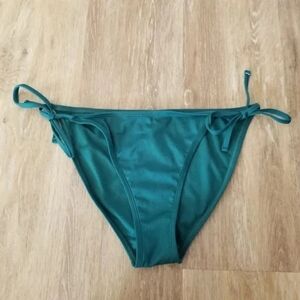 Teal Tie-Side Bikini Bottom